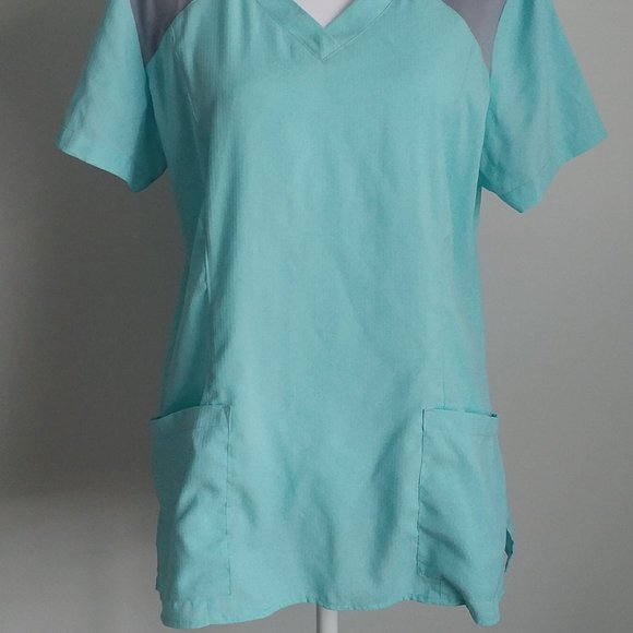 Women's Nurse Uniform Scrubs Moonlight Jade Lightweight Airy Comfy Best Popular - Picture 2 of 9